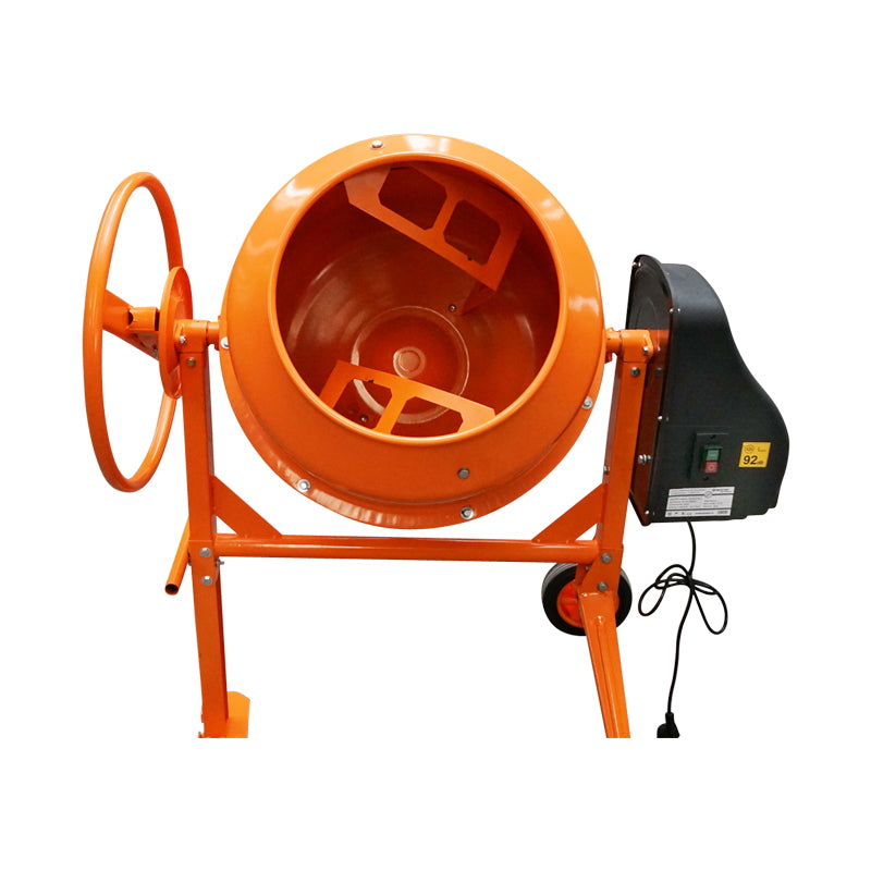 Concrete mixer 550 W, bucket volume 140L, gear and crown made of cast iron, 48 kg Breckner Germany