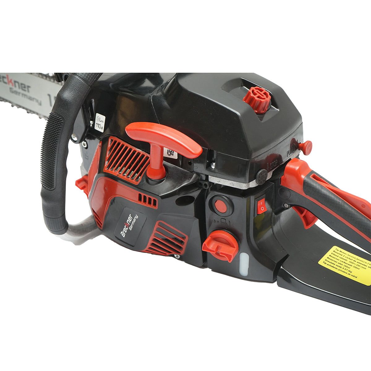 Chainsaw, 2-stroke, 58cc, 3.3HP, 8500rpm with 18 inch (45cm) blade Breckner Germany