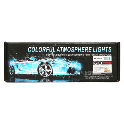 Interior car ambient light kit RGB LED 12V/6A with remote control