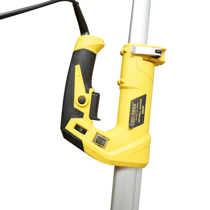 Wall and ceiling sander with vacuum cleaner and bag 880W, 220V, 5 speed settings 1000-2100 r/min, telescopic arm 125-180cm, illuminated head with 72 LEDs, 6 discs 225mm Crownman